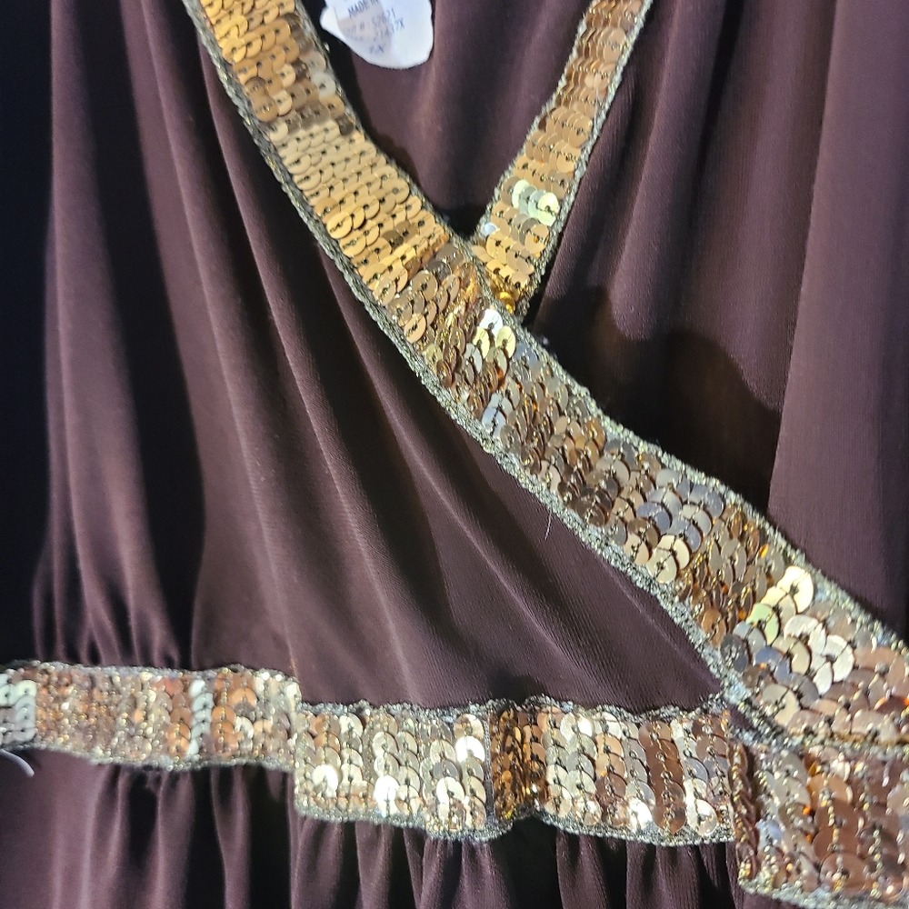 MKM sequin shark bite blouse - Picture 2 of 4